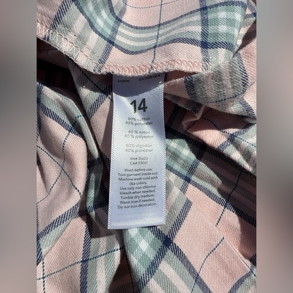 Carter's Pink and Gray Plaid Dress - Picture 9 of 10